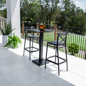 best-outdoor-furniture-Portsea 75 Lennox - 3pce (60x60) - Outdoor Bar Set #color_BLACK