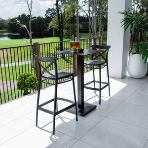 best-outdoor-furniture-Portsea 75 Lennox - 3pce (60x60) - Outdoor Bar Set #color_BLACK