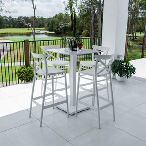 best-outdoor-furniture-Portsea 75 Lennox - 5pce (70x70) - Outdoor Bar Set #color_WHITE