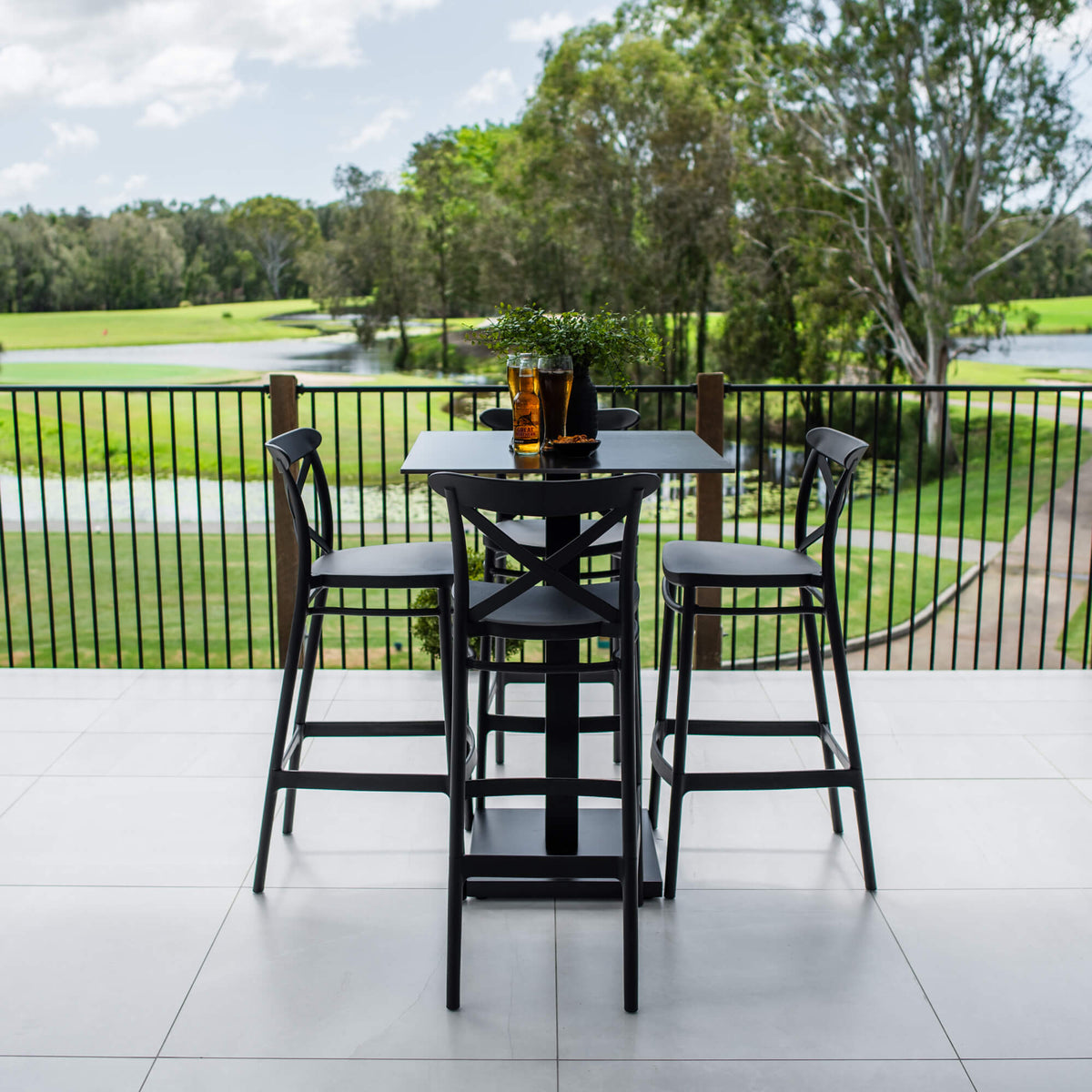 best-outdoor-furniture-Portsea 75 Lennox - 5pce (70x70) - Outdoor Bar Set #color_BLACK