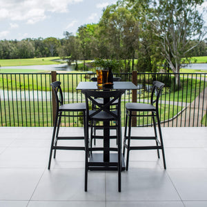 best-outdoor-furniture-Portsea 75 Lennox - 5pce (70x70) - Outdoor Bar Set #color_BLACK