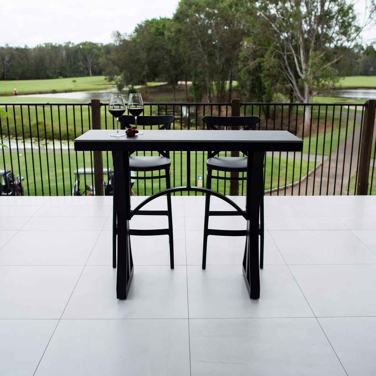 best-outdoor-furniture-Portsea 75 Malibu - 3pce (130x45) - Outdoor Bar Set #color_BLACK