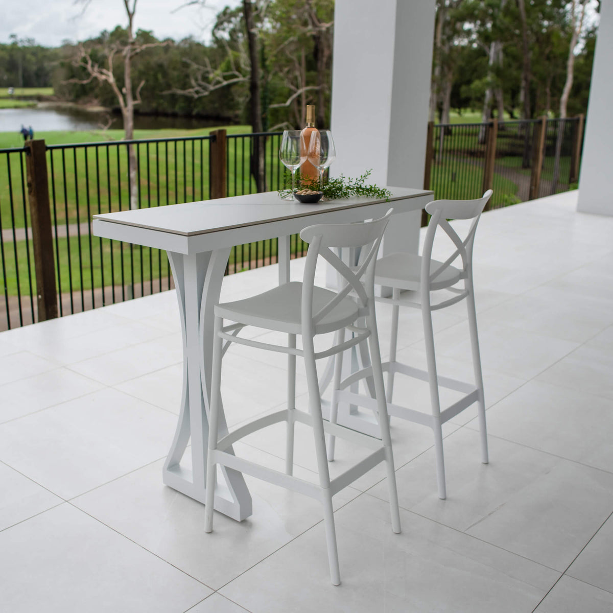 best-outdoor-furniture-Portsea 75 Malibu - 3pce (130x45) - Outdoor Bar Set #color_WHITE
