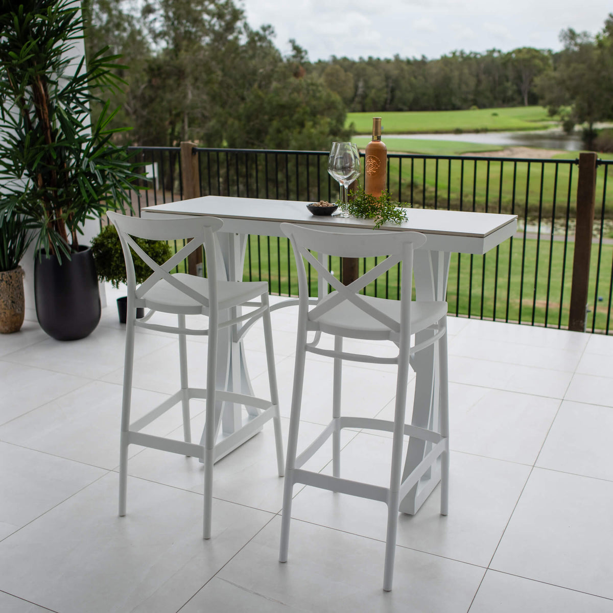 best-outdoor-furniture-Portsea 75 Malibu - 3pce (130x45) - Outdoor Bar Set #color_WHITE