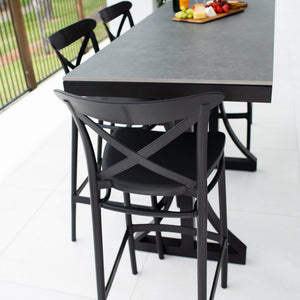 best-outdoor-furniture-Portsea 75 Malibu - 5pce (150x65) - Outdoor Bar Set #color_BLACK