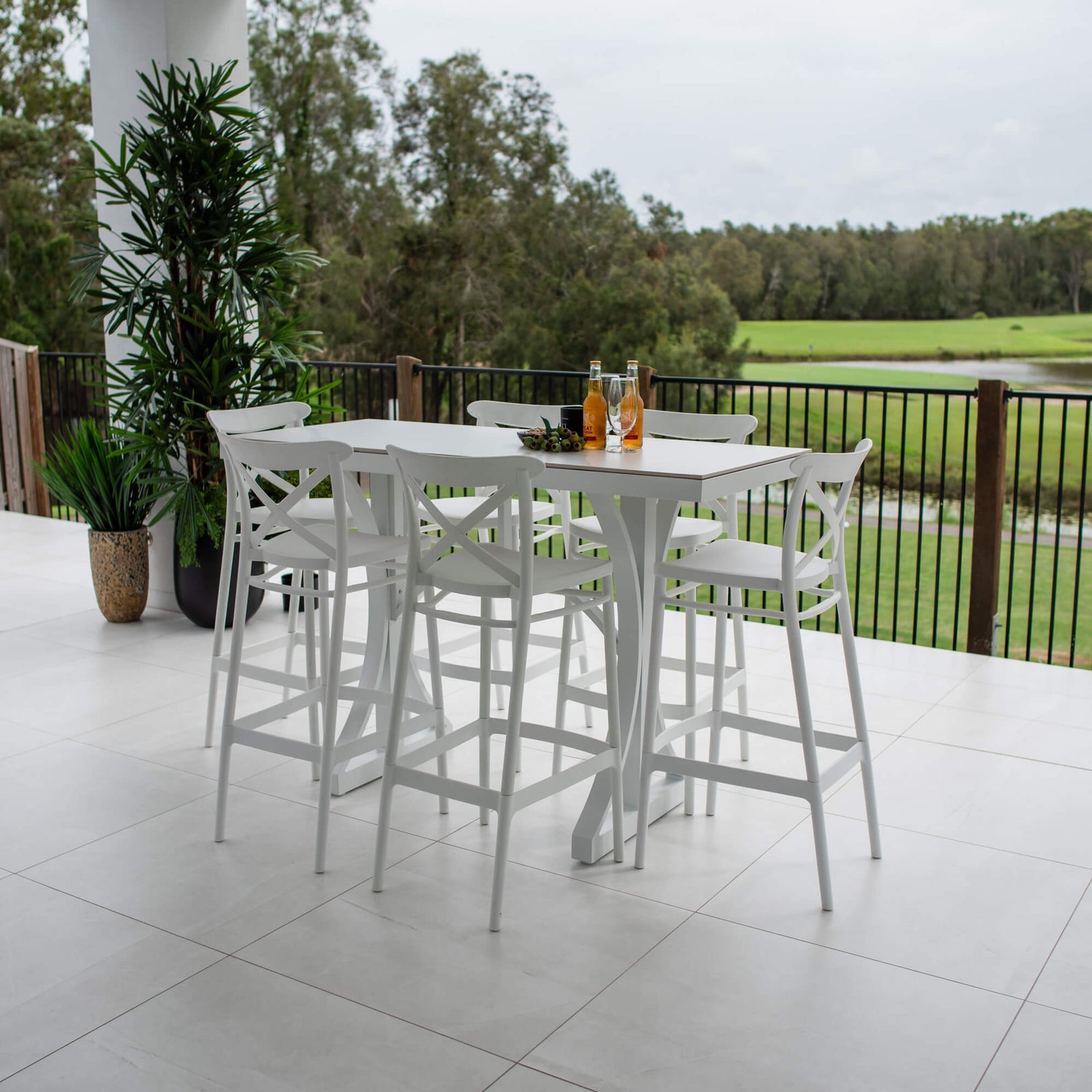 best-outdoor-furniture-Portsea 75 Malibu - 7pce (150x65) - Outdoor Bar Set #color_WHITE