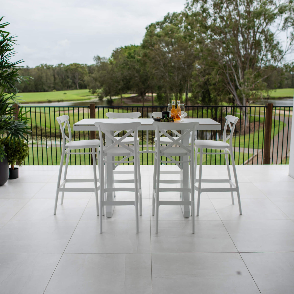 best-outdoor-furniture-Portsea 75 Malibu - 7pce (150x65) - Outdoor Bar Set #color_WHITE