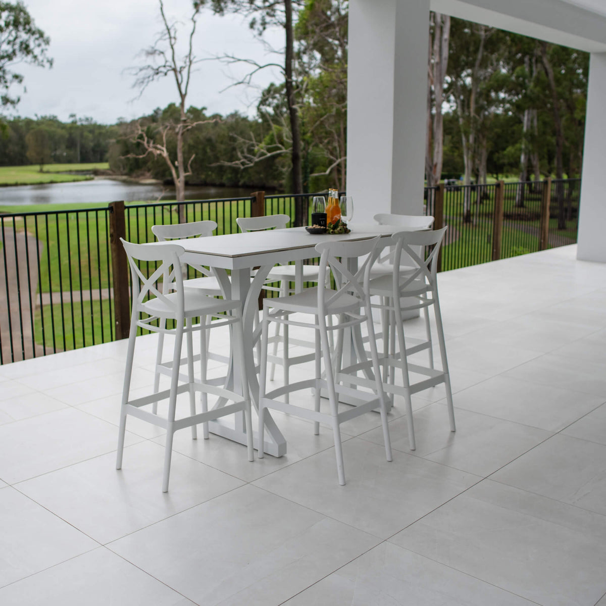 best-outdoor-furniture-Portsea 75 Malibu - 7pce (150x65) - Outdoor Bar Set #color_WHITE