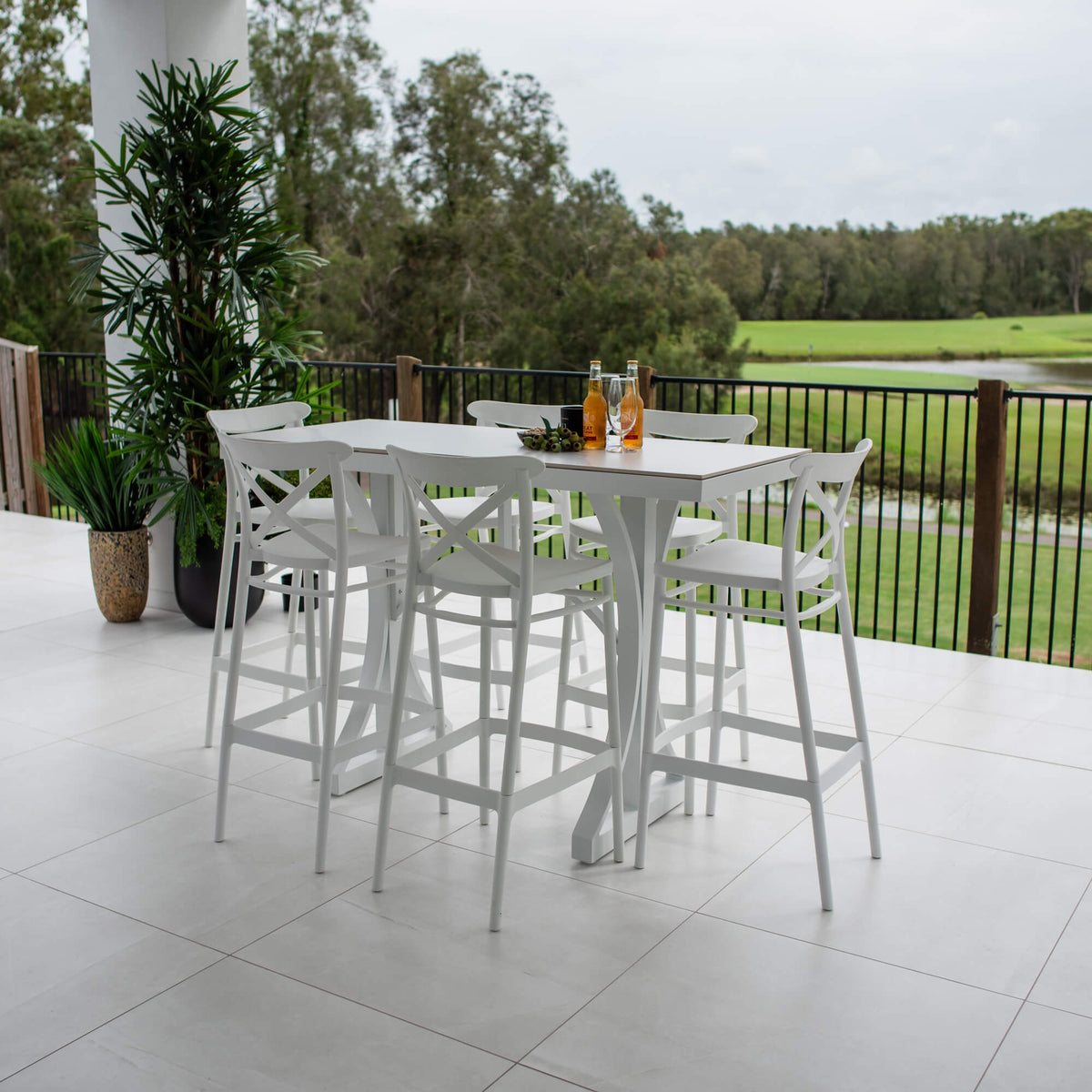 best-outdoor-furniture-Portsea 75 Malibu - 7pce (150x65) - Outdoor Bar Set #color_WHITE