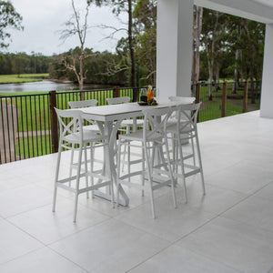 best-outdoor-furniture-Portsea 75 Malibu - 7pce (150x65) - Outdoor Bar Set #color_WHITE