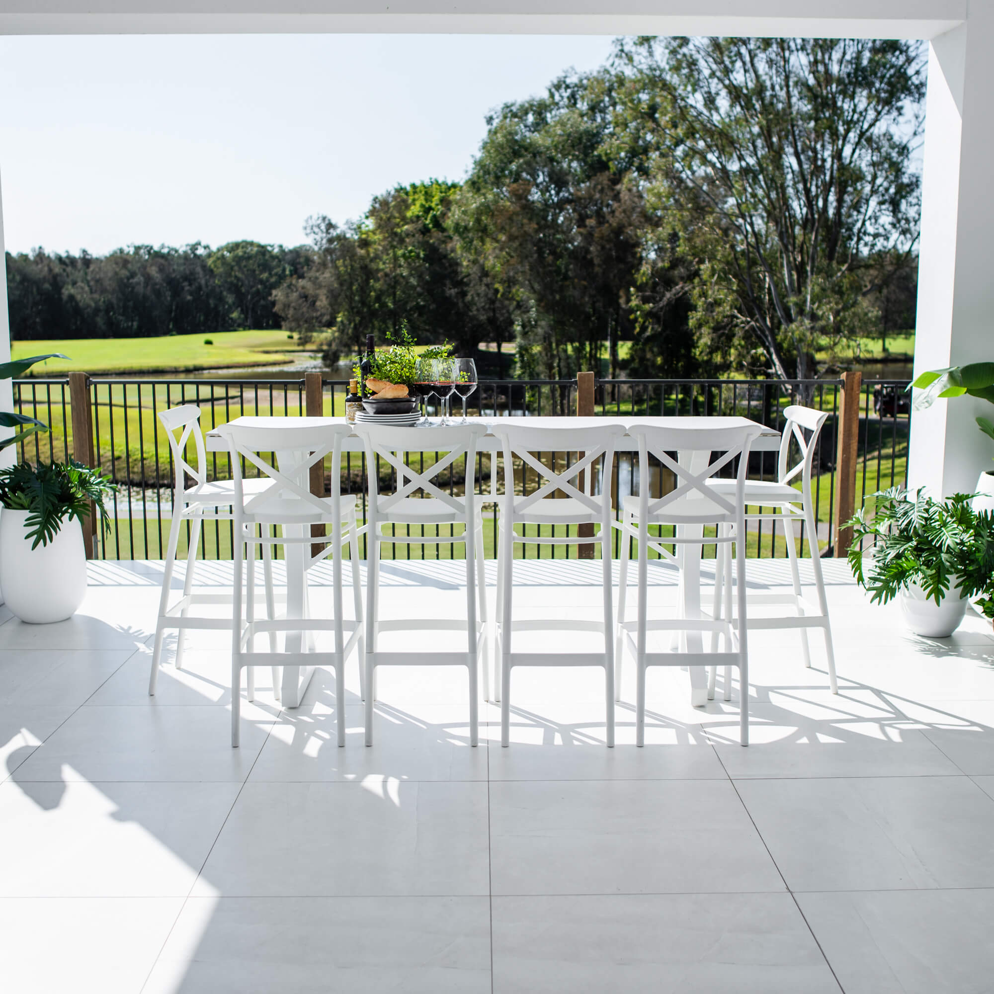 best-outdoor-furniture-Portsea 75 Malibu - 7pce (200x65) - Outdoor Bar Set #color_WHITE