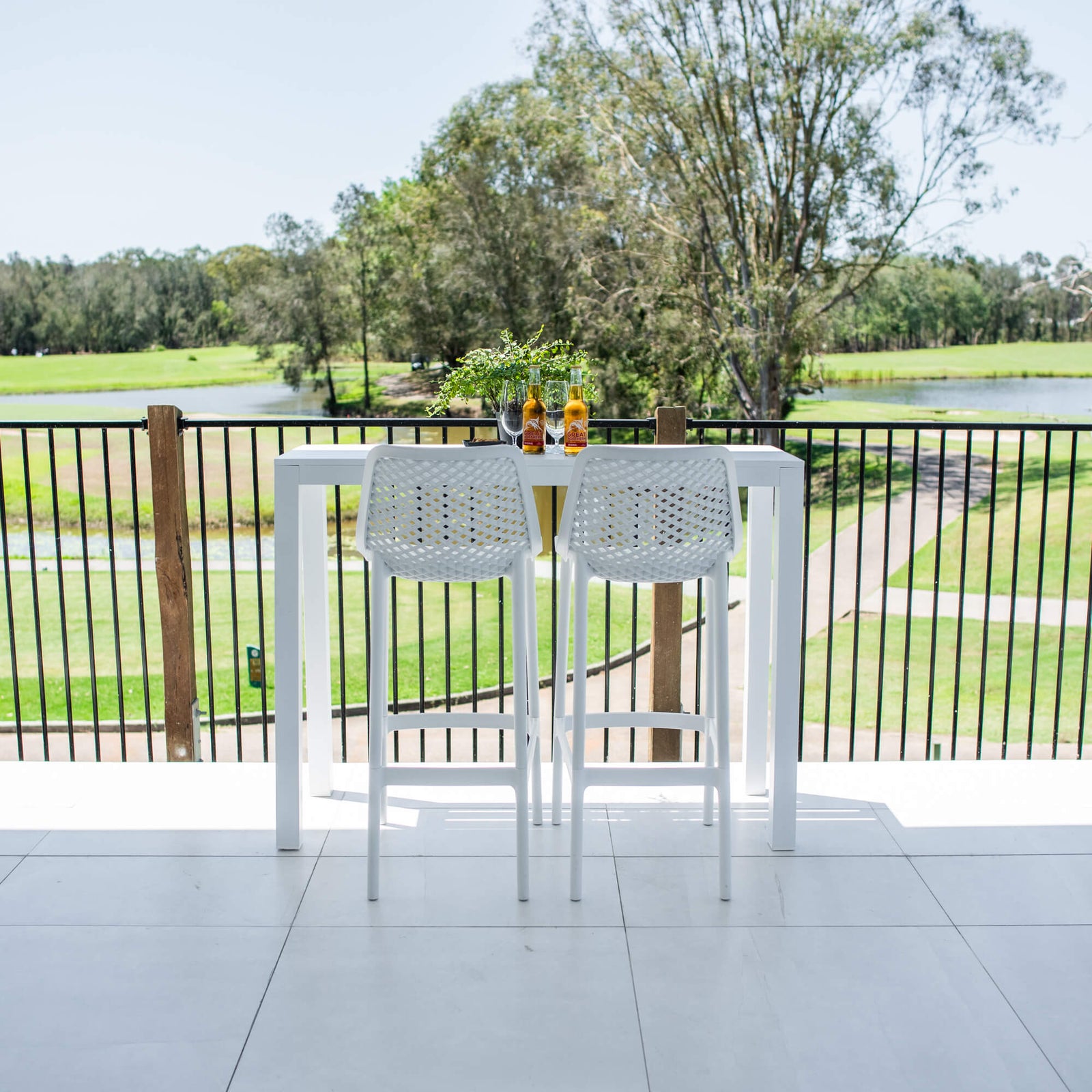 best-outdoor-furniture-Roma 75 Aria - 3pce (130x45) - Outdoor Bar Set #color_WHITE