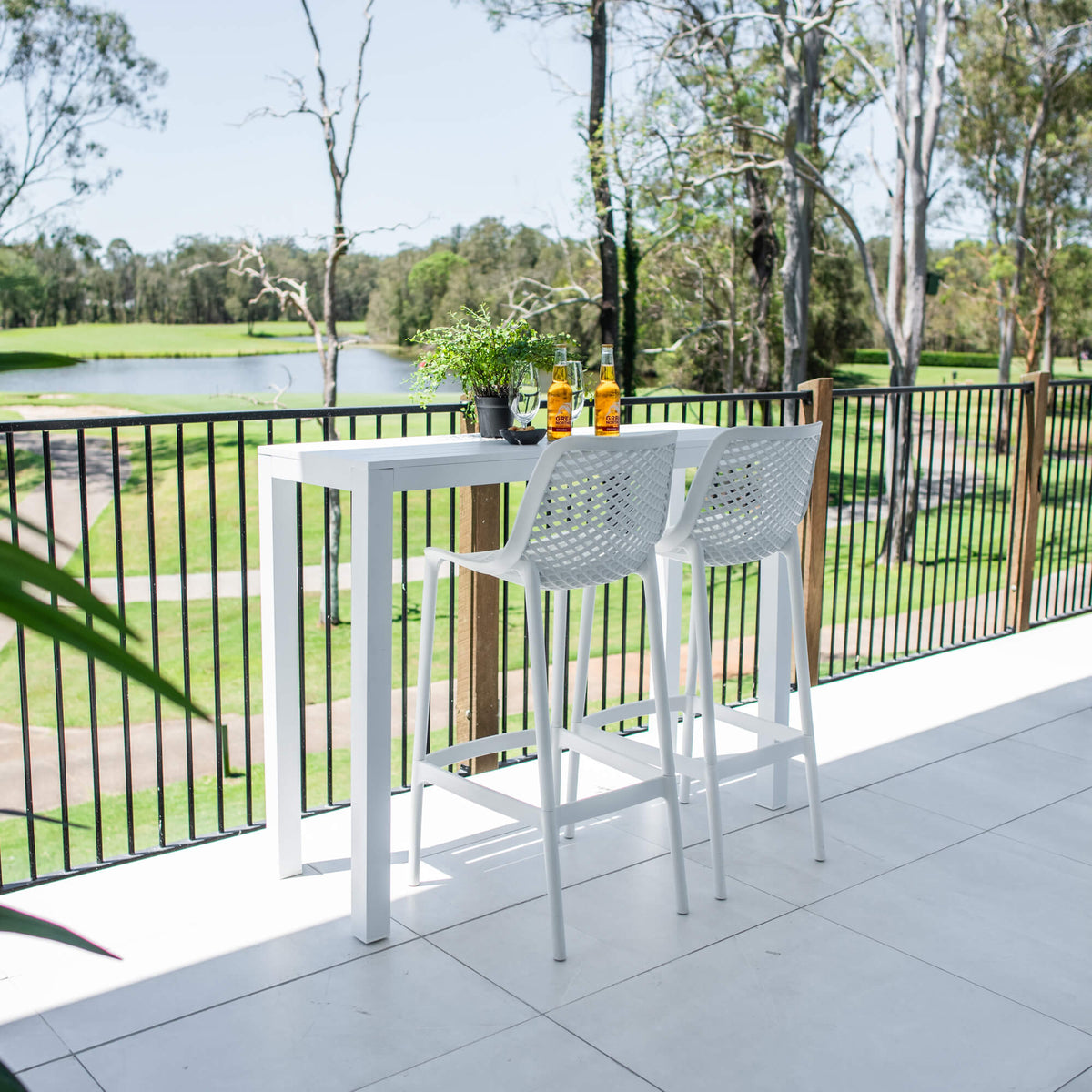 best-outdoor-furniture-Roma 75 Aria - 3pce (130x45) - Outdoor Bar Set #color_WHITE