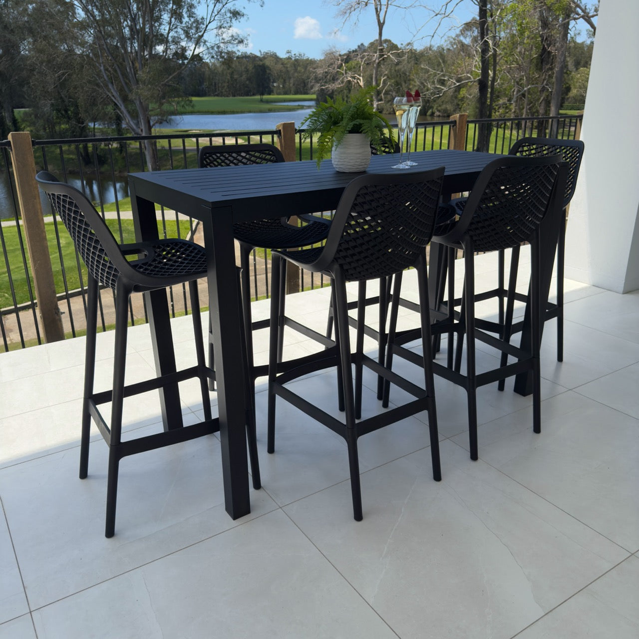 best-outdoor-furniture-Roma 75 Aria - 7pce (150x65) - Outdoor Bar Set #color_WHITE
