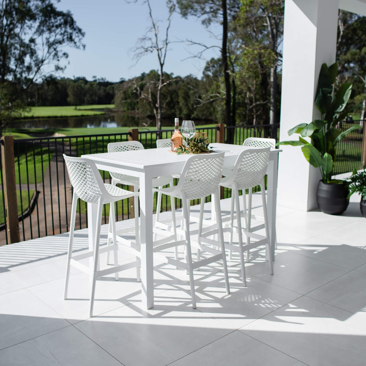 best-outdoor-furniture-Roma 75 Aria - 7pce (150x80) - Outdoor Bar Set #color_WHITE