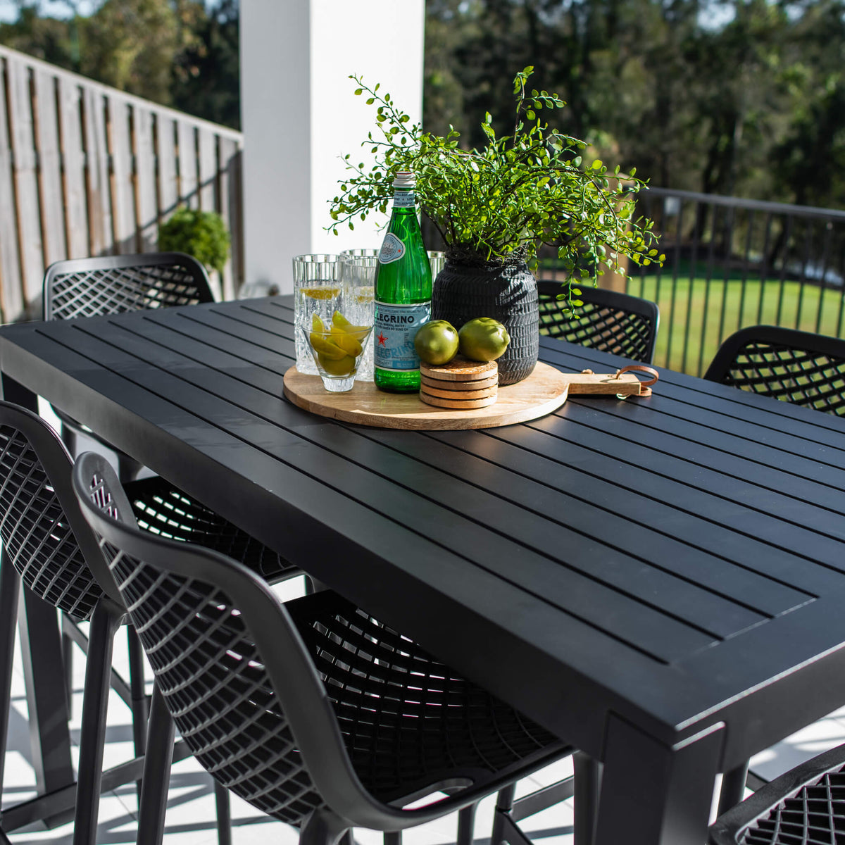 best-outdoor-furniture-Roma 75 Aria - 7pce (150x80) - Outdoor Bar Set #color_BLACK