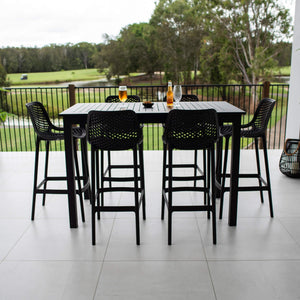 best-outdoor-furniture-Roma 75 Aria - 7pce (150x80) - Outdoor Bar Set #color_BLACK