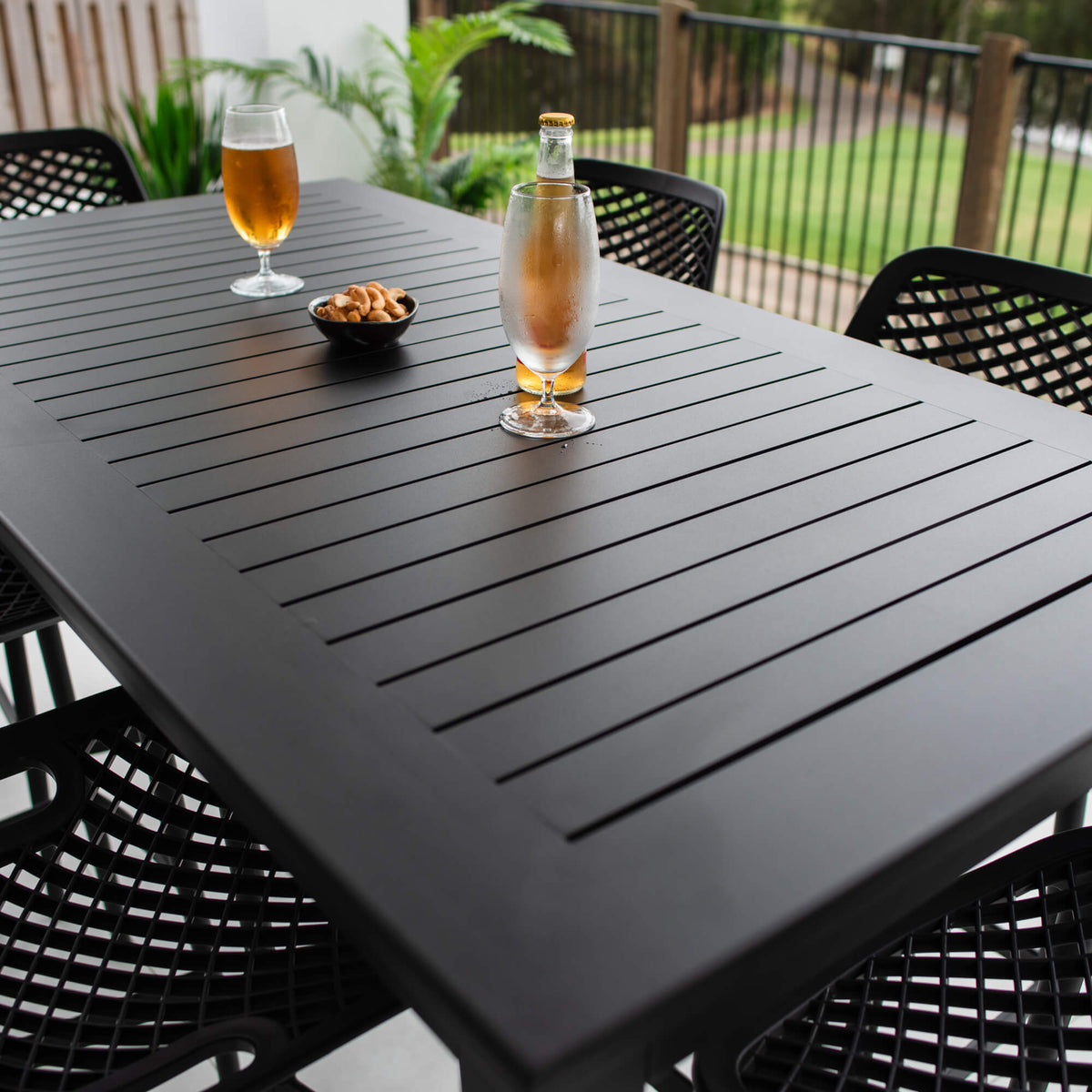 best-outdoor-furniture-Roma 75 Aria - 7pce (150x80) - Outdoor Bar Set #color_BLACK