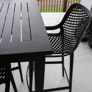 best-outdoor-furniture-Roma 75 Aria - 7pce (150x80) - Outdoor Bar Set #color_BLACK