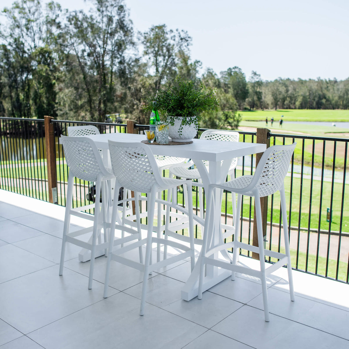 best-outdoor-furniture-Roma 75 - Bergen Slat Bar 150 - 7pce - Outdoor Bar Set #color_WHITE