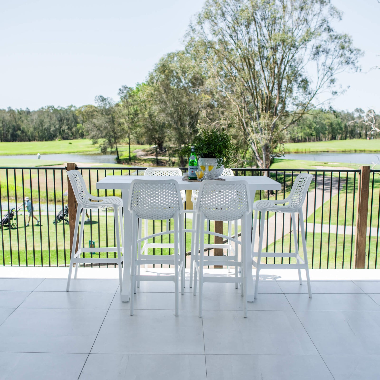 best-outdoor-furniture-Roma 75 - Bergen Slat Bar 150 - 7pce - Outdoor Bar Set #color_WHITE