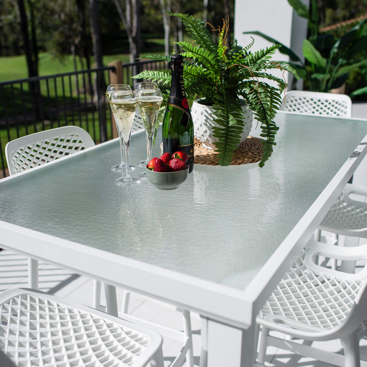 Roma 75 Hudson - 7pce (150x80) - Outdoor Bar Set-