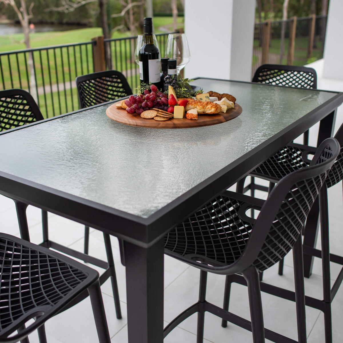 Roma 75 Hudson - 7pce (150x80) - Outdoor Bar Set-