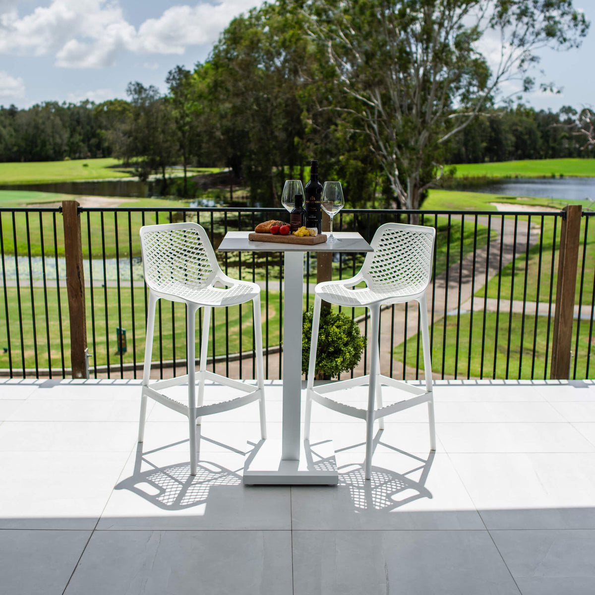 best-outdoor-furniture-Roma 75 Lennox - 3pce (60x60) - Outdoor Bar Set #color_WHITE
