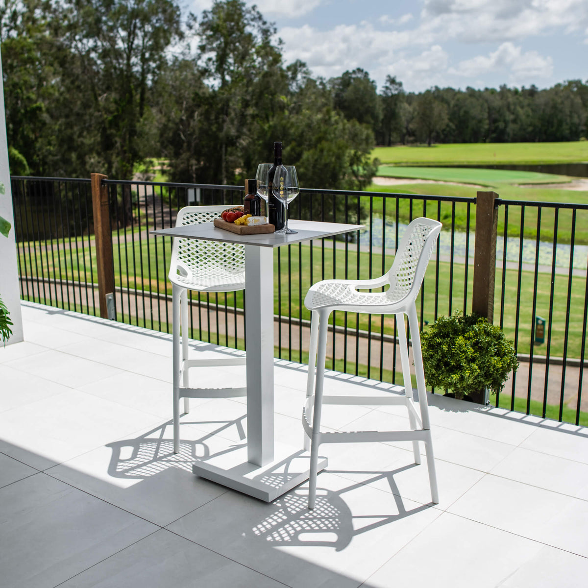 best-outdoor-furniture-Roma 75 Lennox - 3pce (60x60) - Outdoor Bar Set #color_WHITE