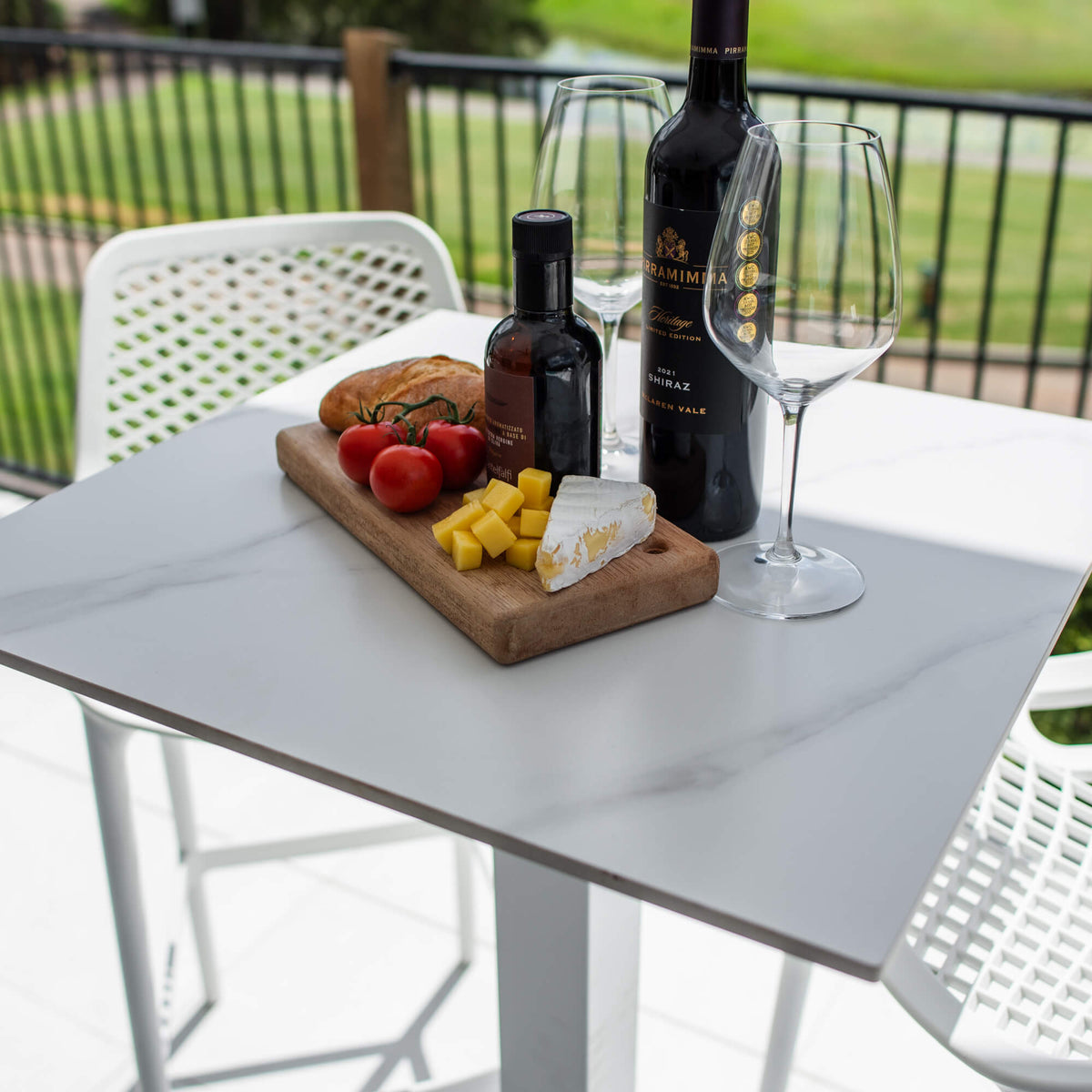best-outdoor-furniture-Roma 75 Lennox - 3pce (60x60) - Outdoor Bar Set #color_WHITE