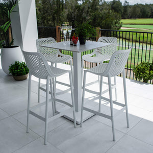 best-outdoor-furniture-Roma 75 Lennox - 5pce (70x70) - Outdoor Bar Set #color_WHITE