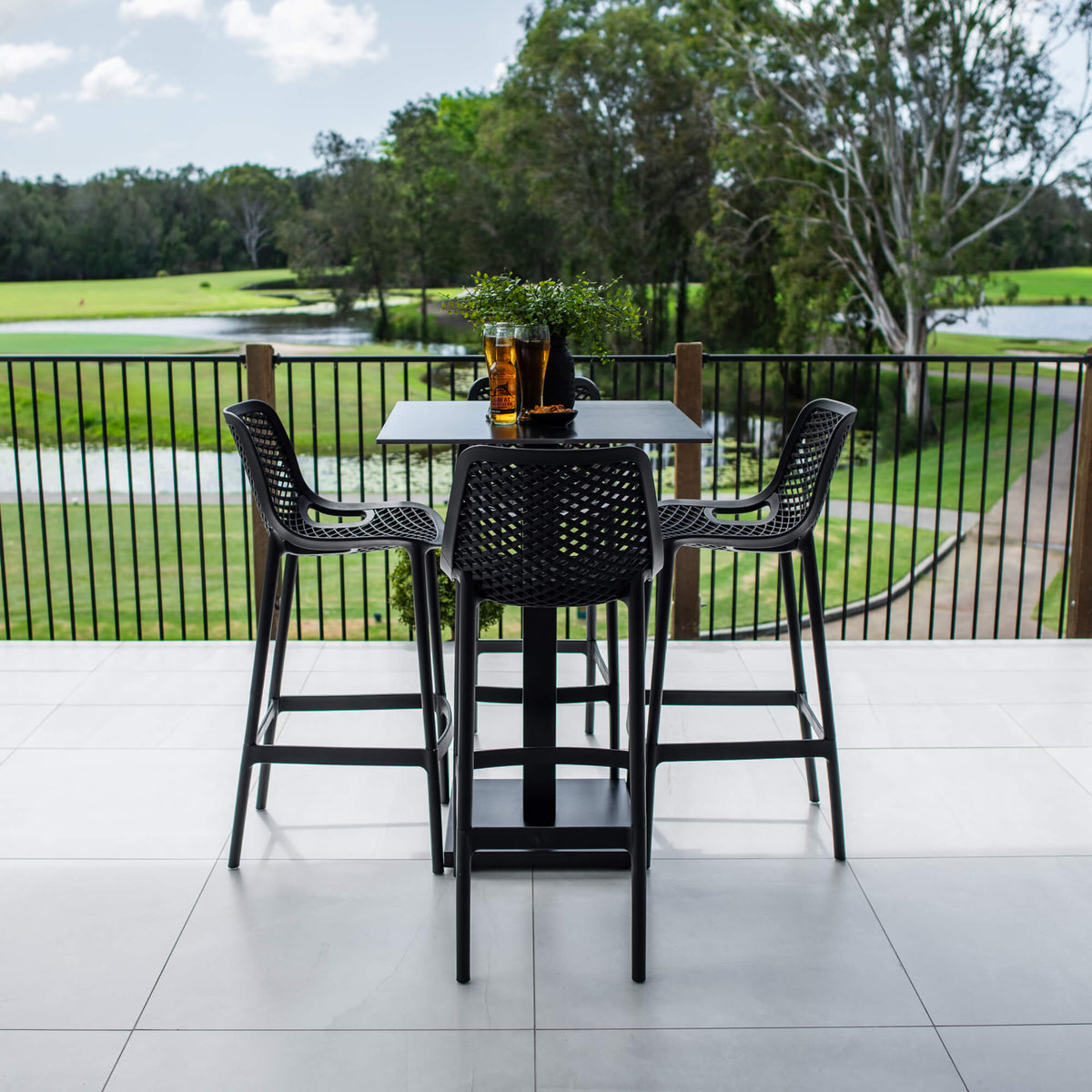 best-outdoor-furniture-Roma 75 Lennox - 5pce (70x70) - Outdoor Bar Set #color_BLACK