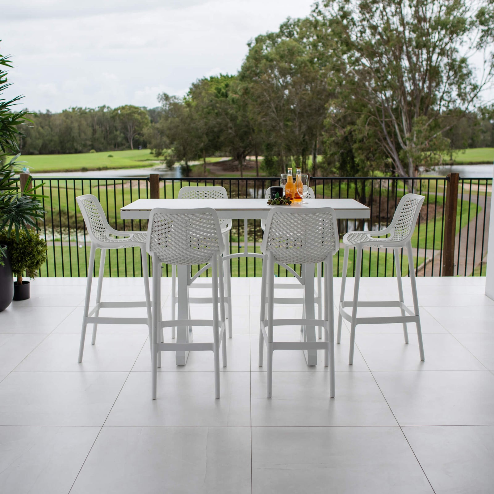 best-outdoor-furniture-Roma 75 Malibu - 7pce (150x65) - Outdoor Bar Set #color_WHITE