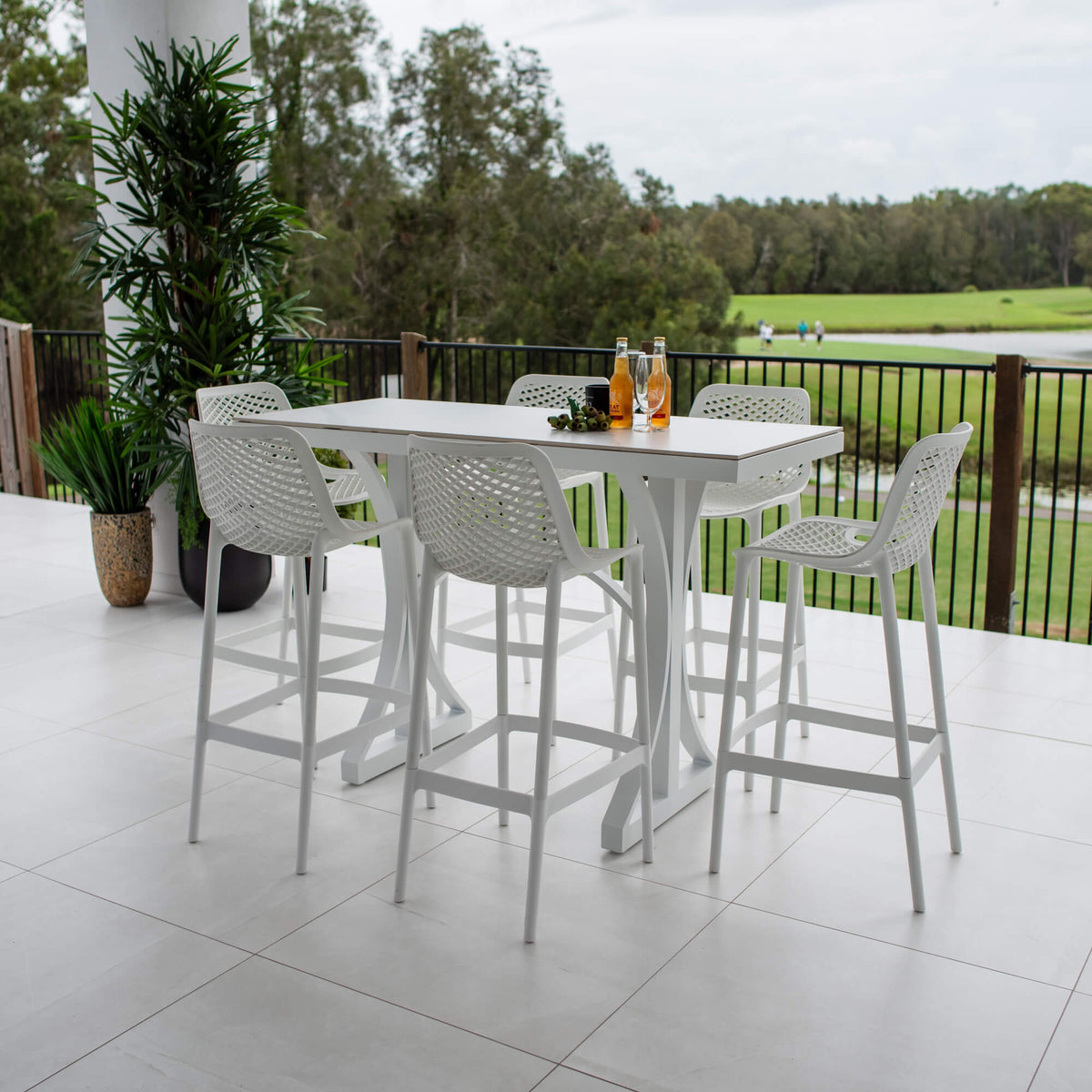 best-outdoor-furniture-Roma 75 Malibu - 7pce (150x65) - Outdoor Bar Set #color_WHITE