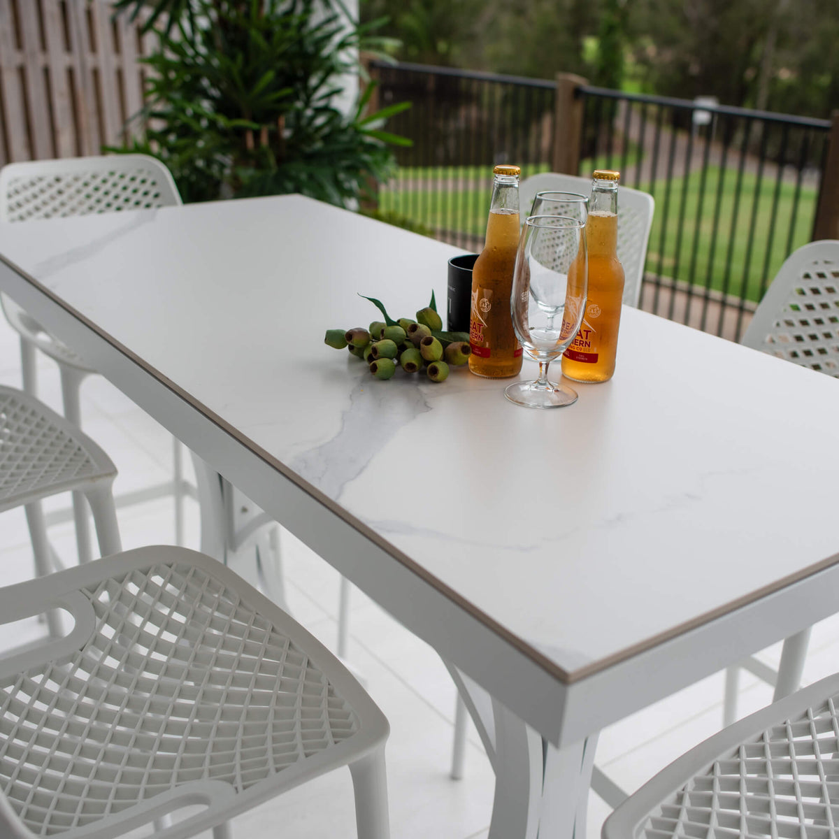 best-outdoor-furniture-Roma 75 Malibu - 7pce (150x65) - Outdoor Bar Set #color_WHITE