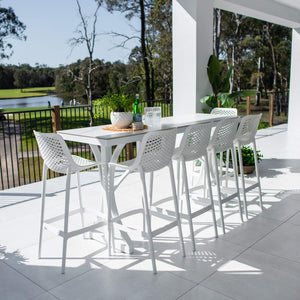 best-outdoor-furniture-Roma 75 Malibu - 7pce (200x65) - Outdoor Bar Set - Outdoor Bar Set #color_WHITE