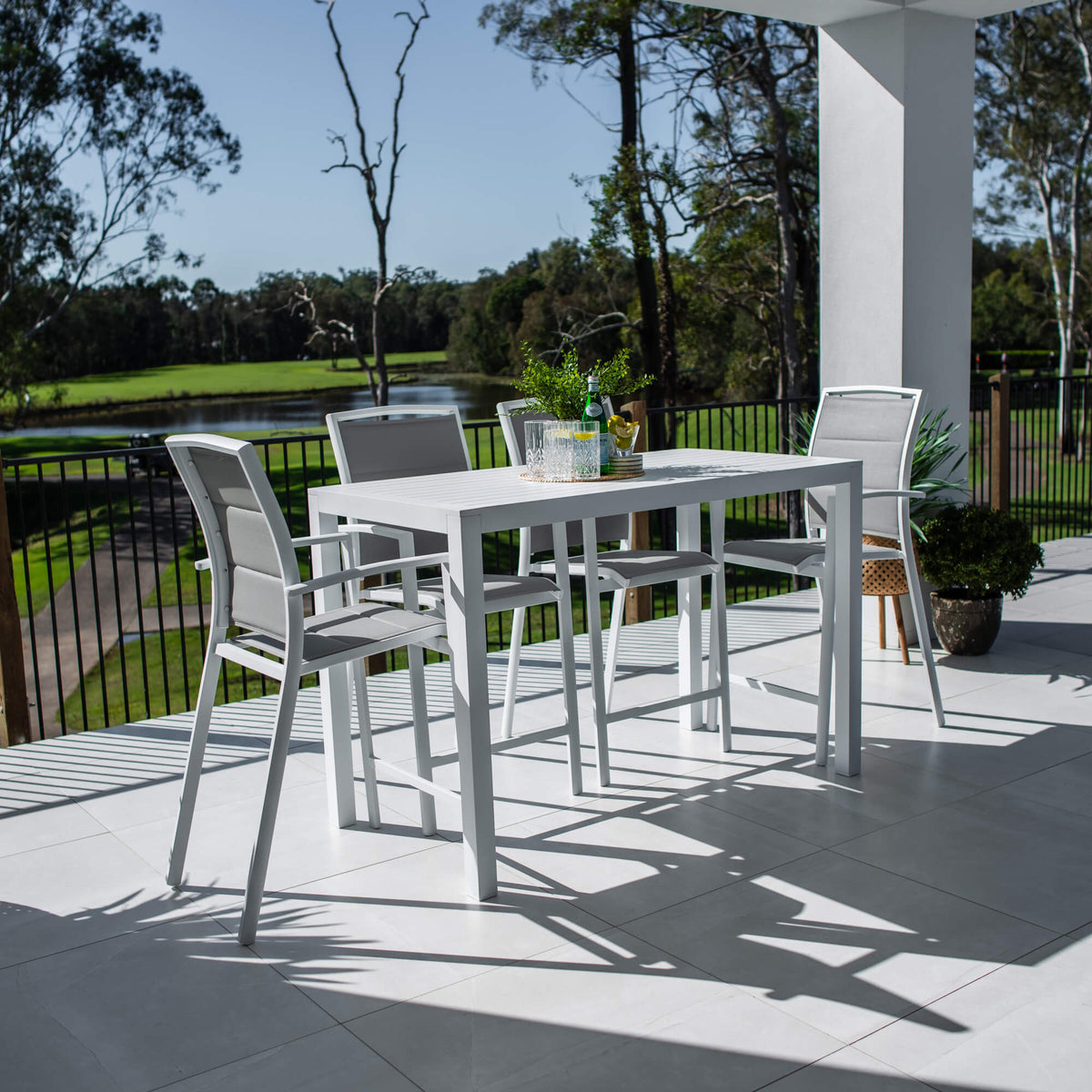 best-outdoor-furniture-Shelby Aria - 5pce (150x80) - Outdoor Bar Set #color_WHITE