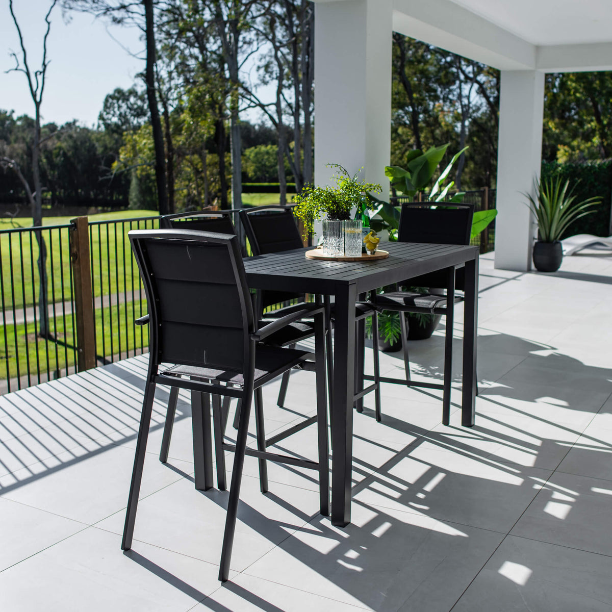 best-outdoor-furniture-Shelby Aria - 5pce (150x80) - Outdoor Bar Set #color_BLACK
