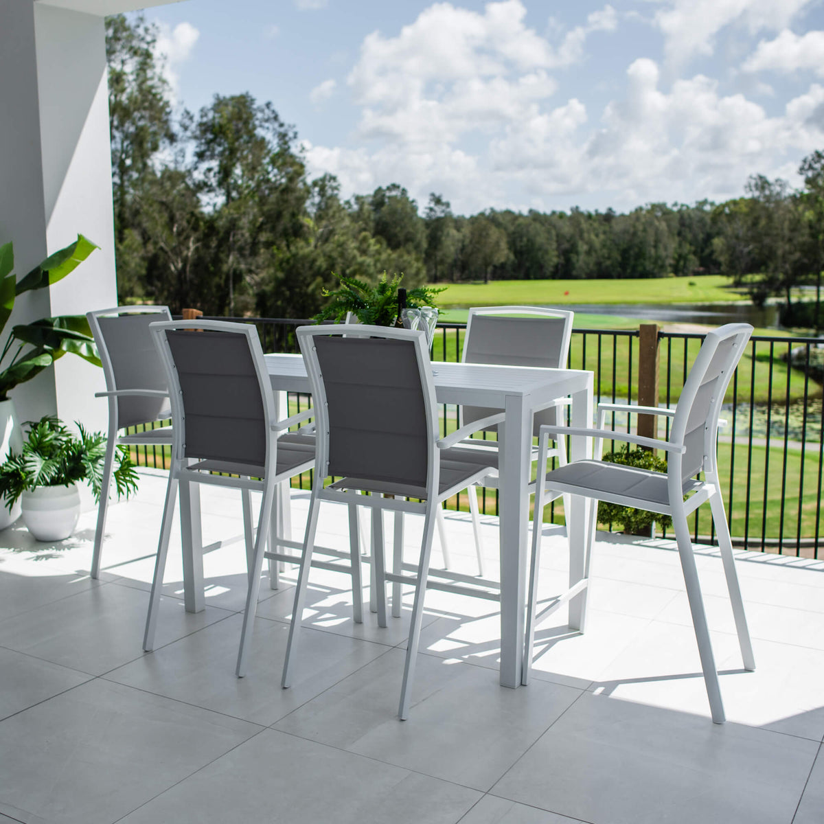 best-outdoor-furniture-Shelby Alum Slat Bar - 7pce - Outdoor Bar Set F #color_WHITE