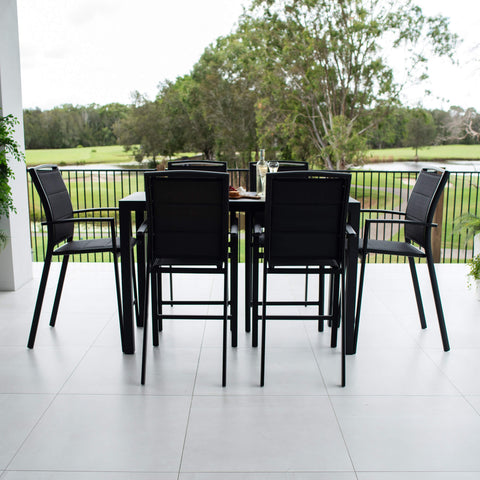 Shelby Aria - 7pce (150x65) - Outdoor Bar Set