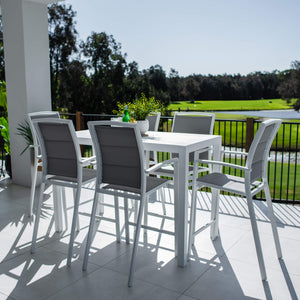 best-outdoor-furniture-Shelby Aria - 7pce (150x80) - Outdoor Bar Set #color_WHITE