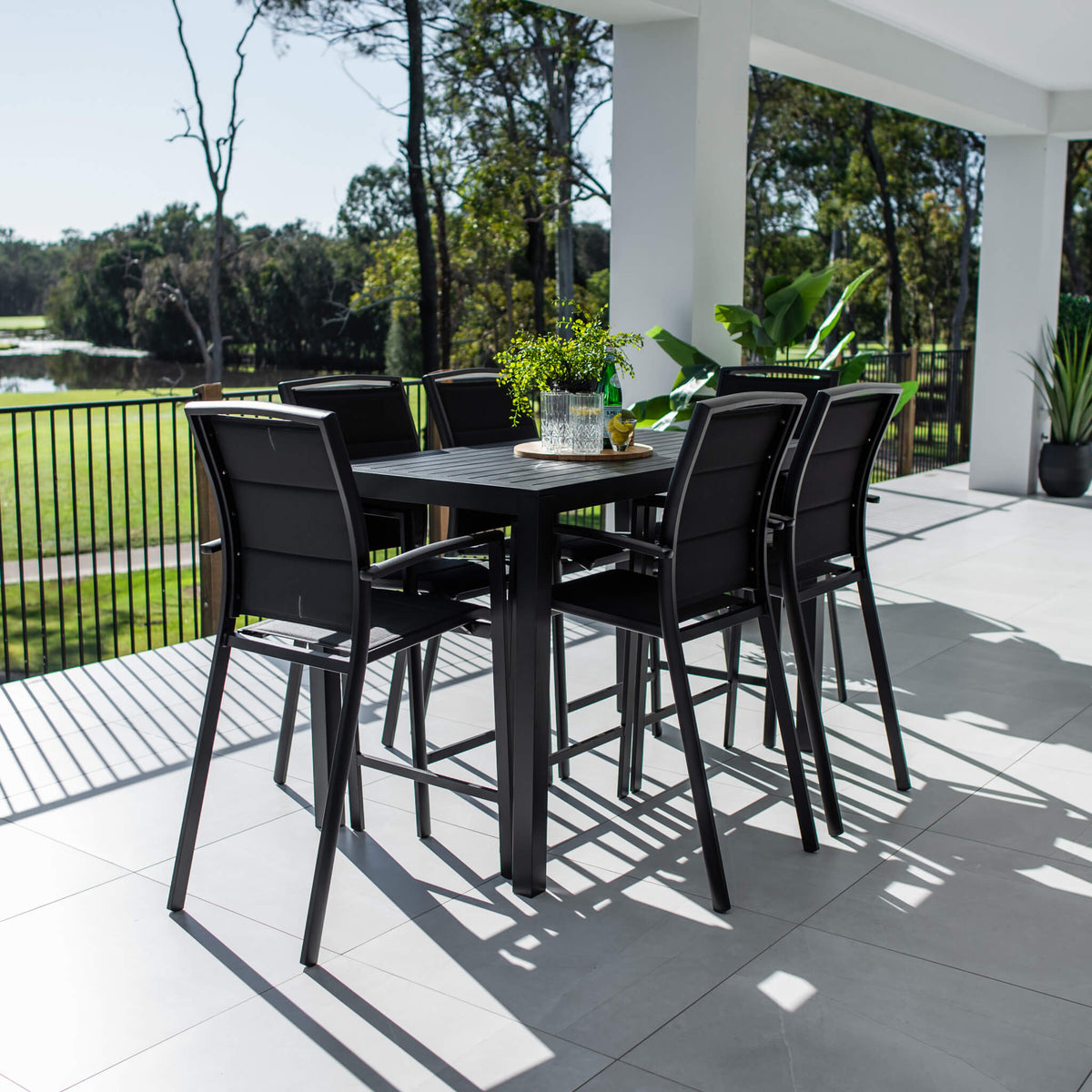 best-outdoor-furniture-Shelby Aria - 7pce (150x80) - Outdoor Bar Set #color_BLACK