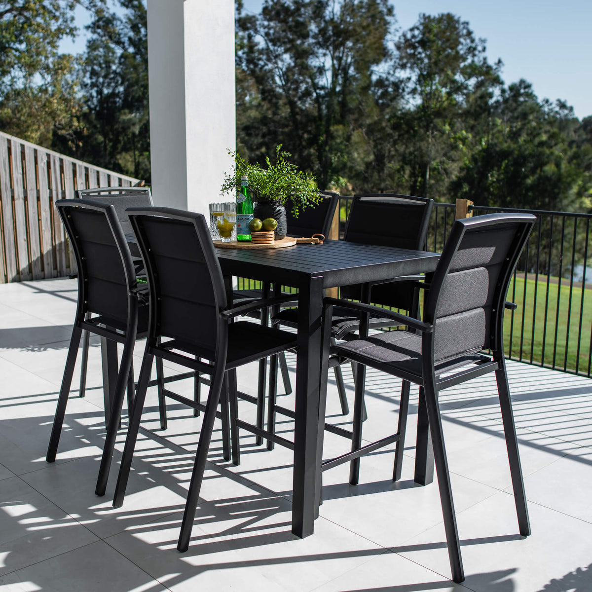 best-outdoor-furniture-Shelby Aria - 7pce (150x80) - Outdoor Bar Set #color_BLACK