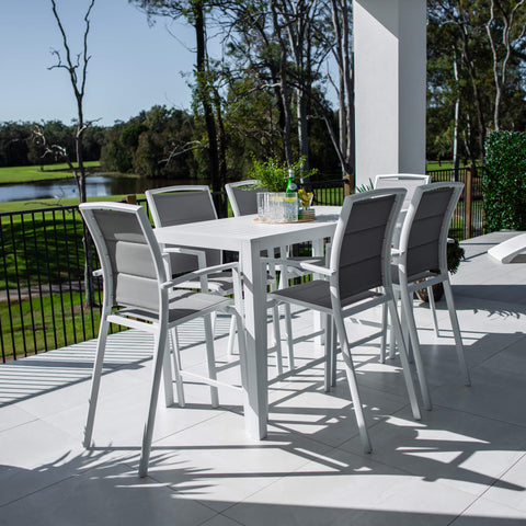 Shelby Aria - 7pce (150x80) - Outdoor Bar Set
