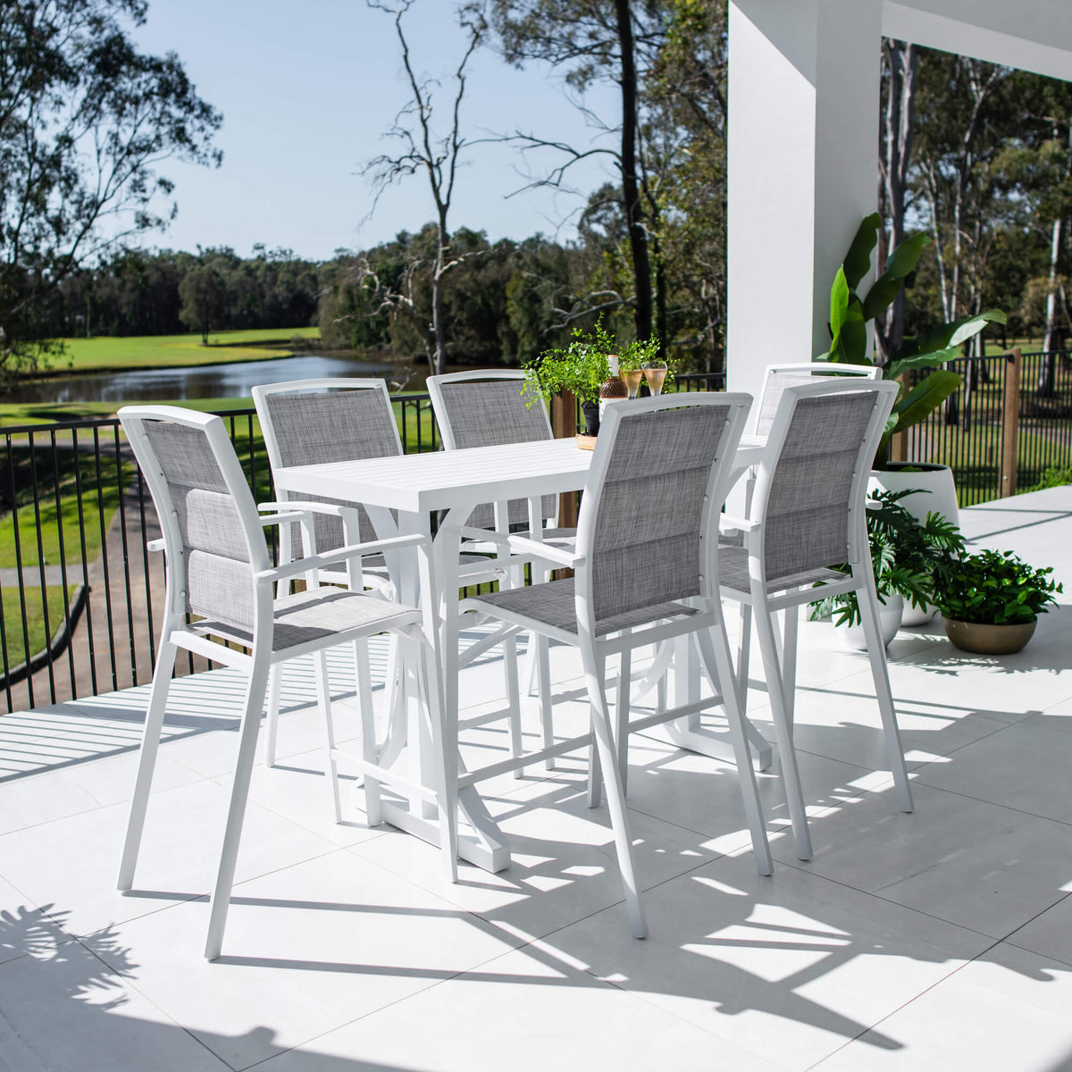 best-outdoor-furniture-Shelby - Bergen Slat Bar 150 - 7pce - Outdoor Bar Set #color_WHITE