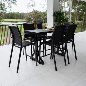 best-outdoor-furniture-Shelby - Bergen Slat Bar 150 - 7pce - Outdoor Bar Set #color_BLACK
