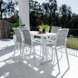 best-outdoor-furniture-Shelby - Bergen Slat Bar 150 - 7pce - Outdoor Bar Set #color_WHITE