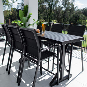 best-outdoor-furniture-Shelby - Bergen Slat Bar 200 - 7pce - Outdoor Bar Set #color_BLACK