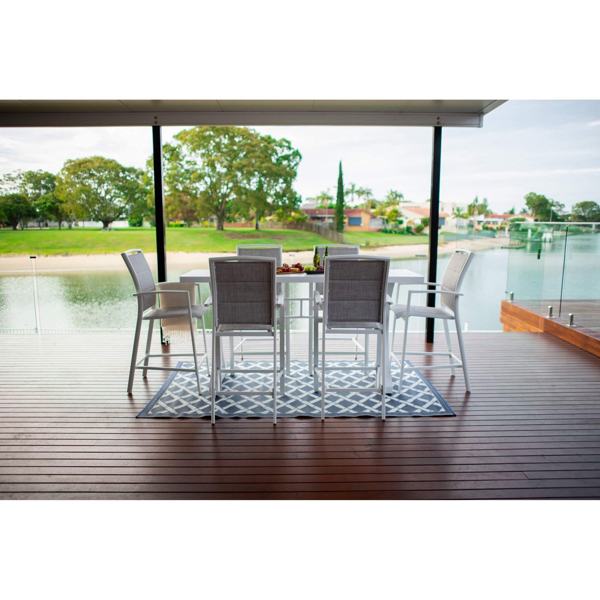 best-outdoor-furniture-Shelby - Bergen Slat Bar 200 - 7pce - Outdoor Bar Set #color_WHITE