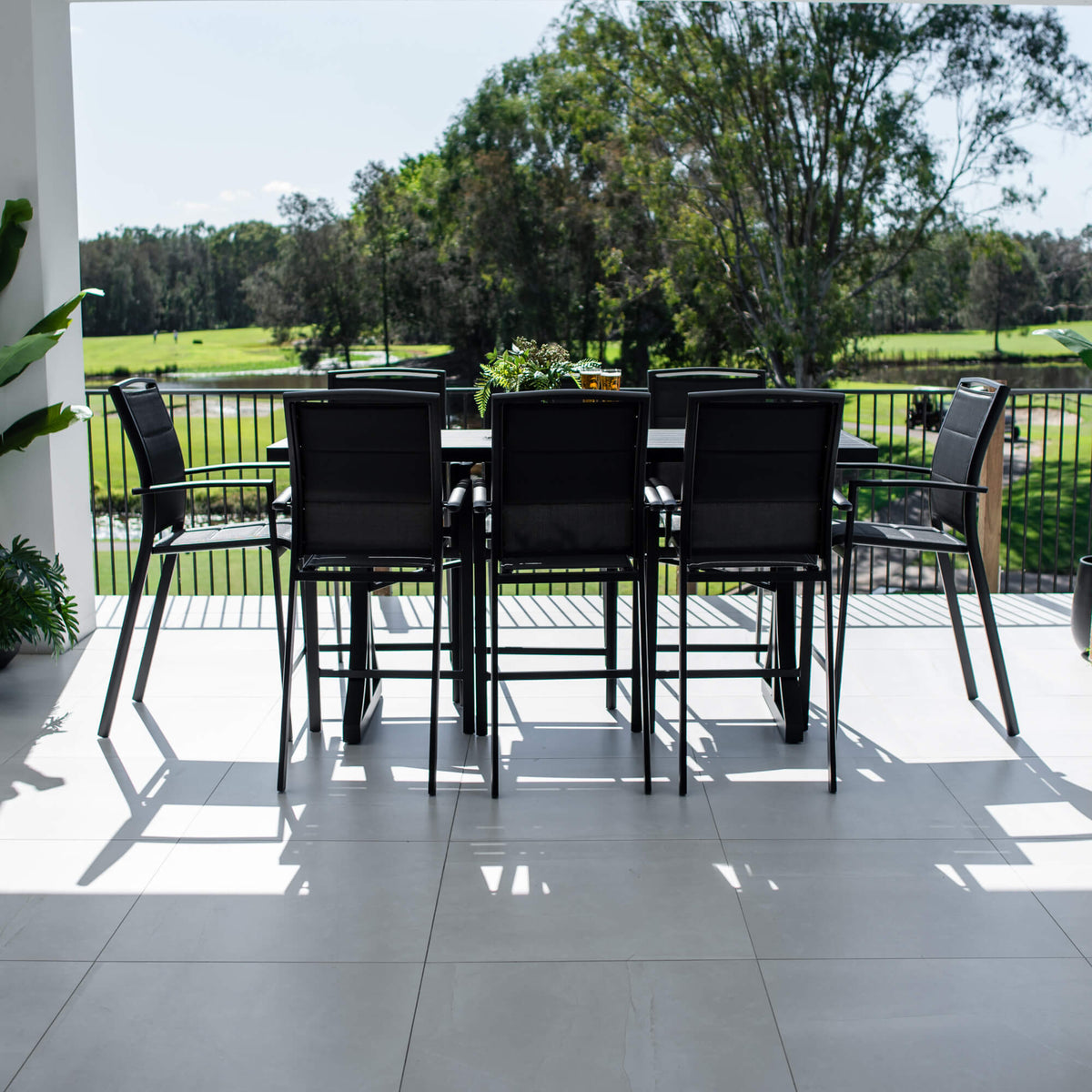 best-outdoor-furniture-Shelby Bergen - 9pce (200x65) - Outdoor Bar Set #color_BLACK